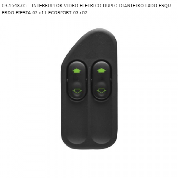 Interruptor Vidro Elétrico Fiesta Ecosport Ranger Duplo D.E. 