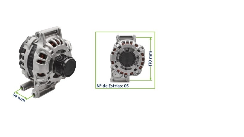 Alternador S10 2.5 2014 Em Diante Original Bosch F000Bl07Cp