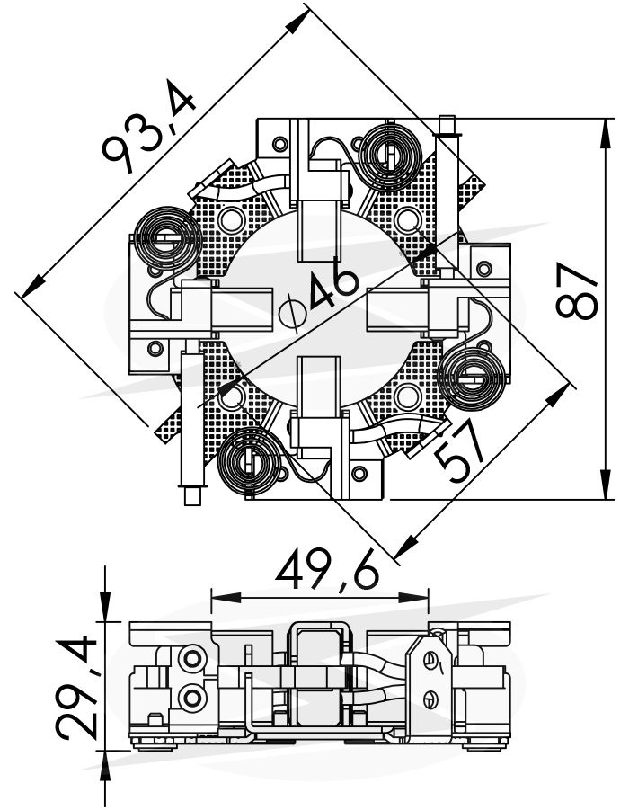 Porta Escovas Motor De Partida Bosch Mercedes GM Ford VW MF New Holland UF1.104/4